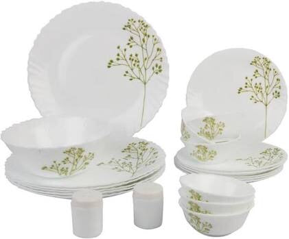 LaOpala Blissfull Greens Dinner Set Of 35