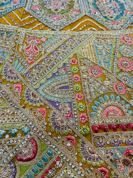 Beautiful designer heavily embroidery lengha choli