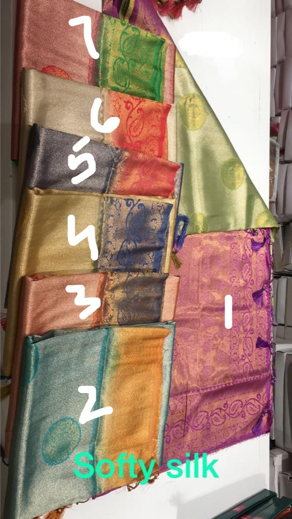 Beautiful designer stylish silk saree