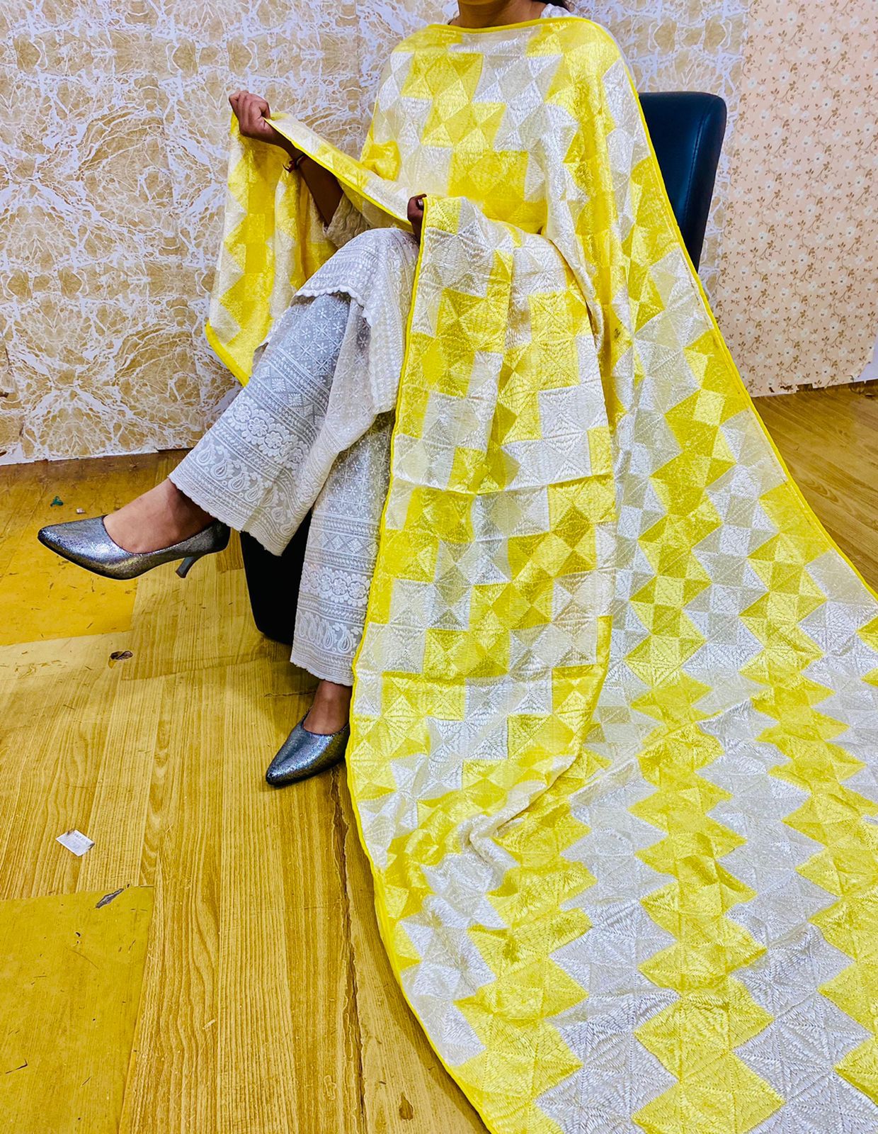 Beautiful designer phulkari dupptta