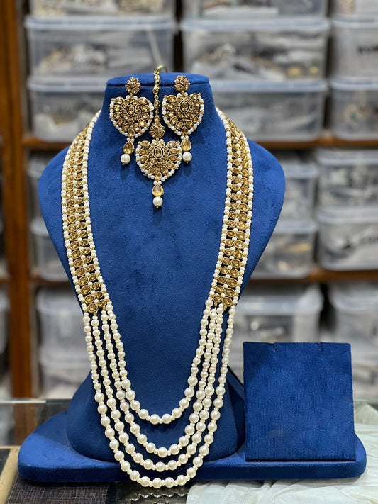 Beautiful designer long necklace set