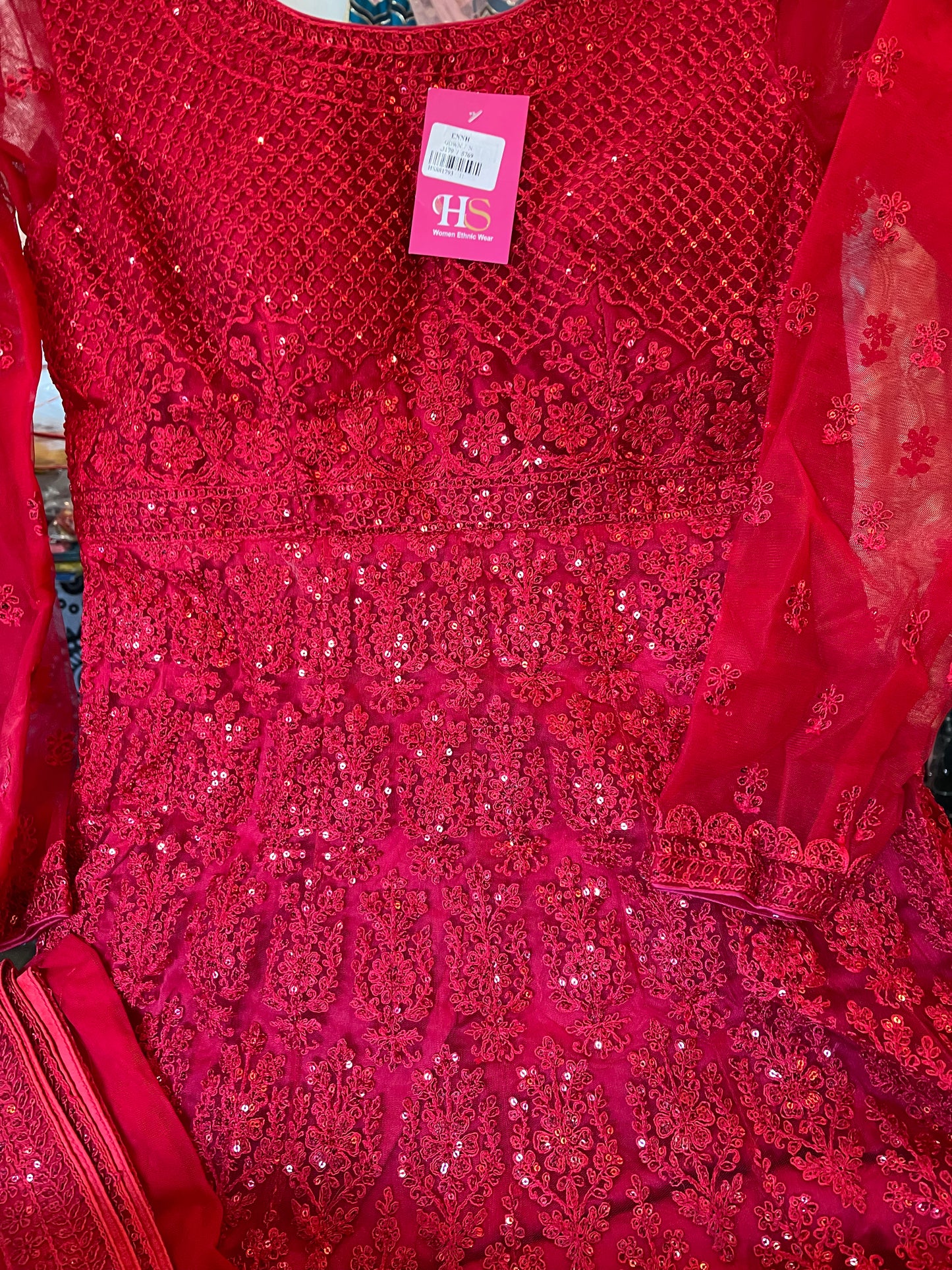 Beautiful designer anarkhali suit