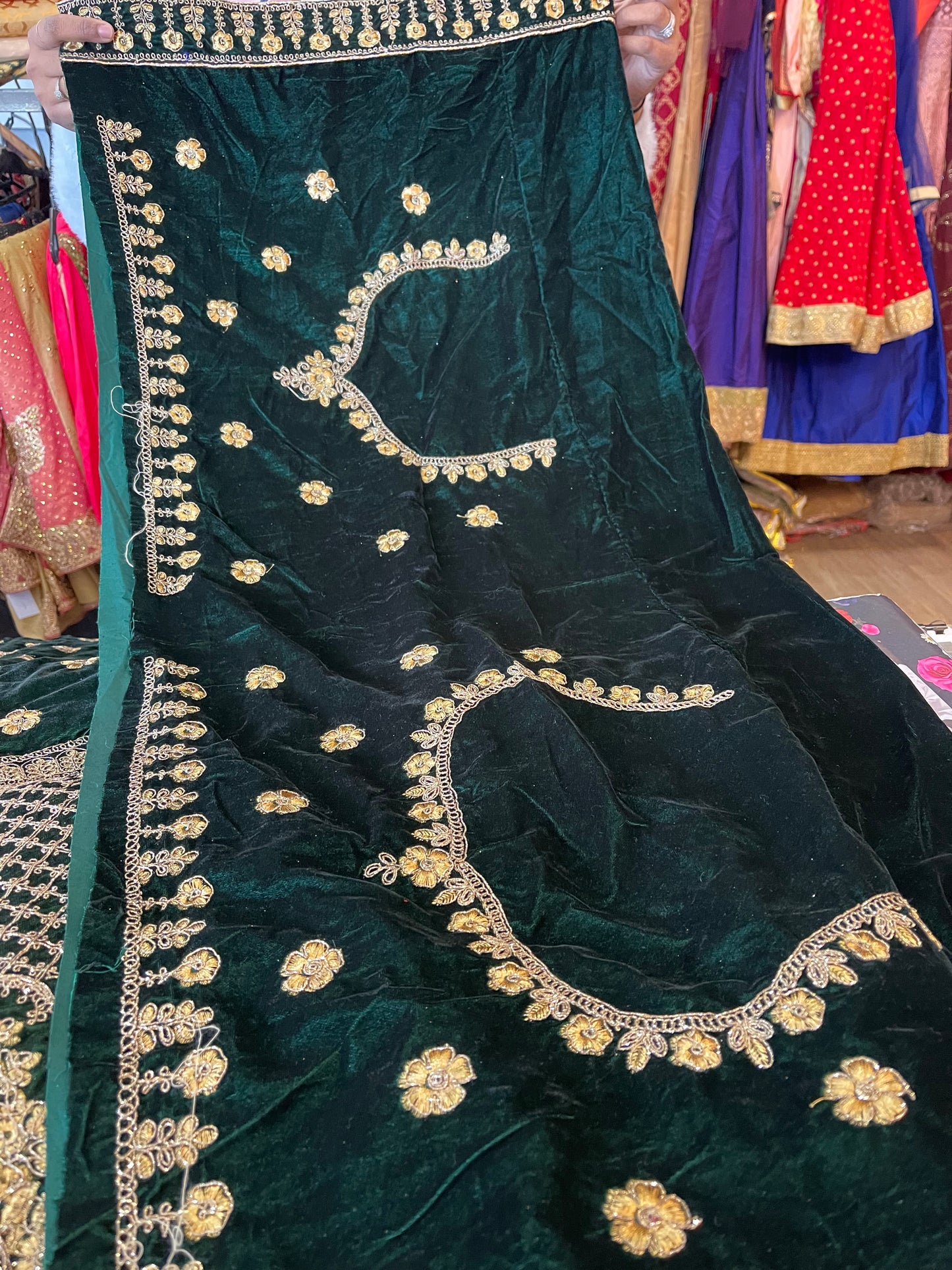 Beautiful designer semi stitch lengha choli