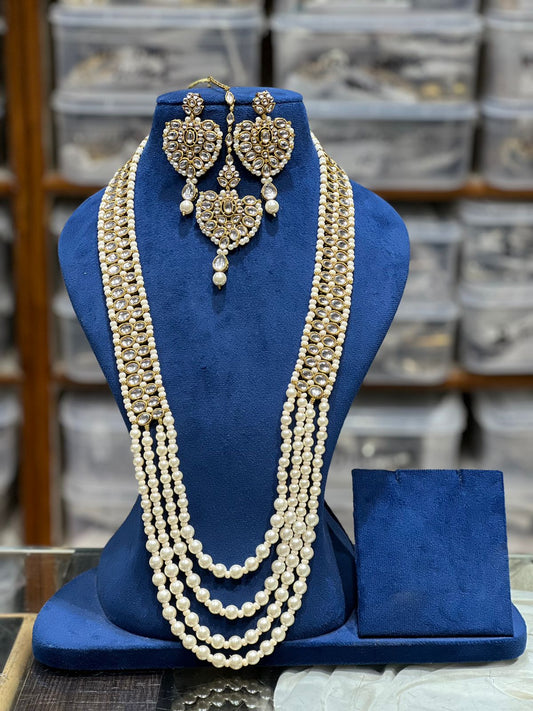 Beautiful designer long necklace set