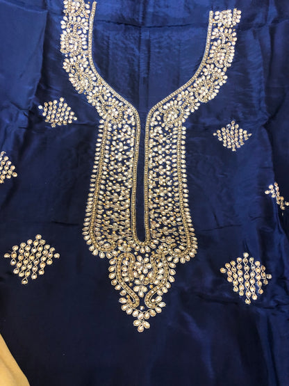 Beautiful designer unstitched punjabi patiala suit