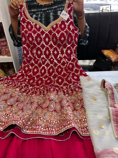 Beautiful designer sharara suit