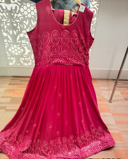 Beautiful designer gown style anarkali suit