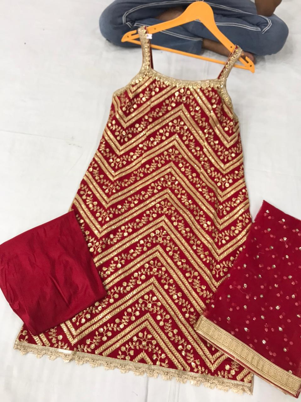 Beautiful designer Churidar suit