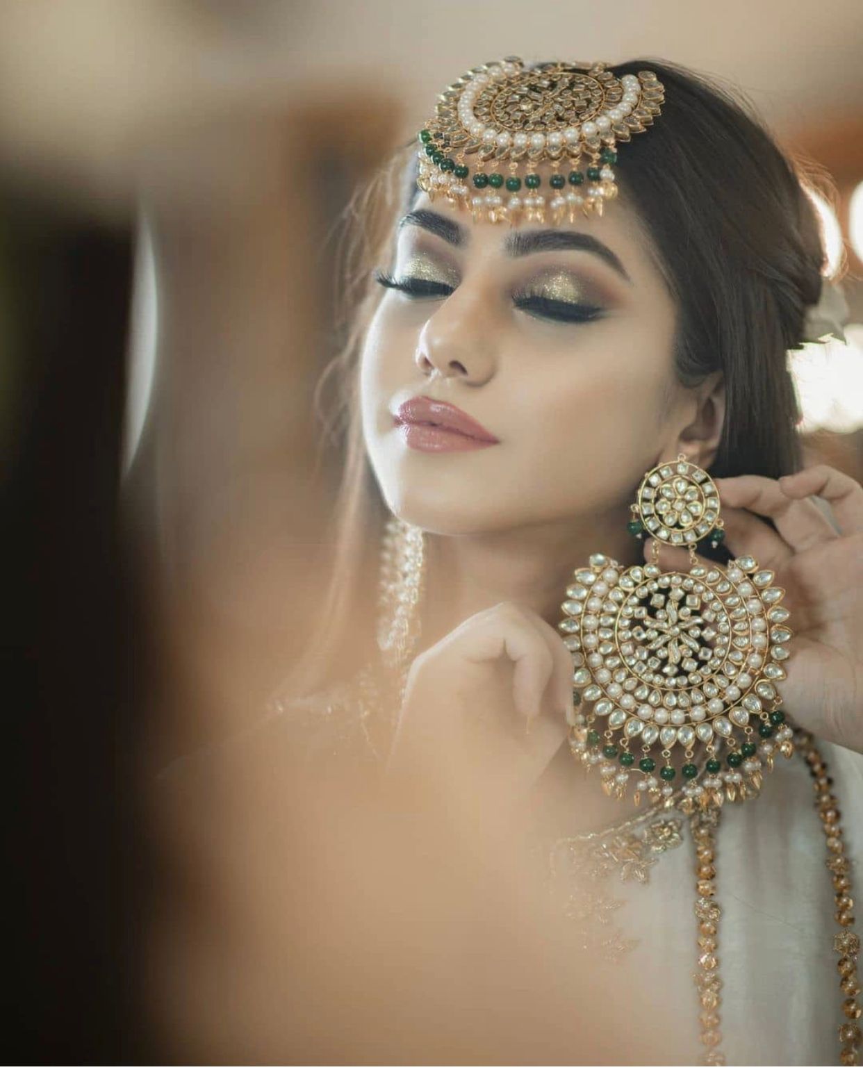 Beautiful designer waring and tikkah set