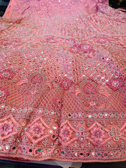 Beautiful designer semi stitch lengha choli