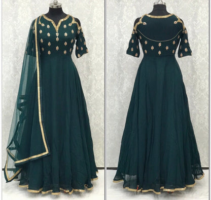 Beautiful designer indo western gown