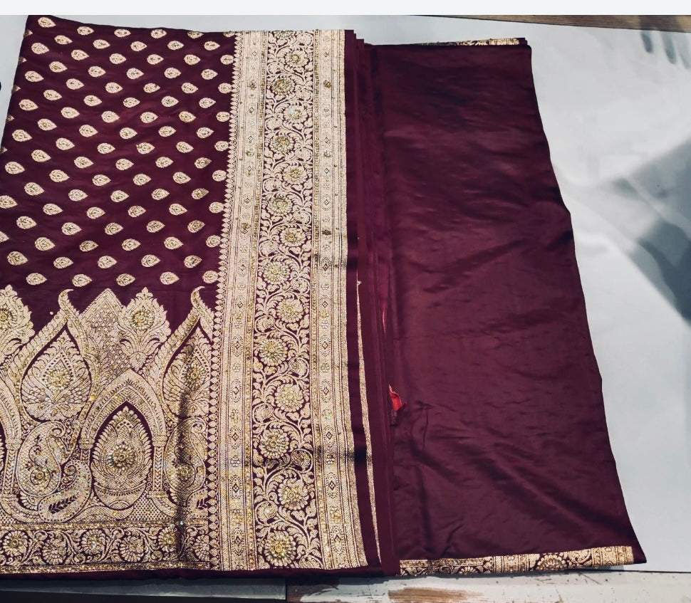 Beautiful designer pure silk saree