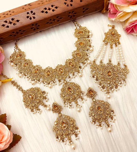 Beautiful designer necklace set