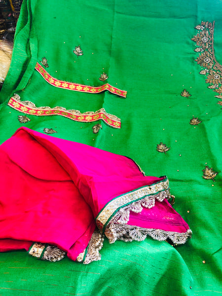 Beautiful designer Punjabi patiala unstitched suit