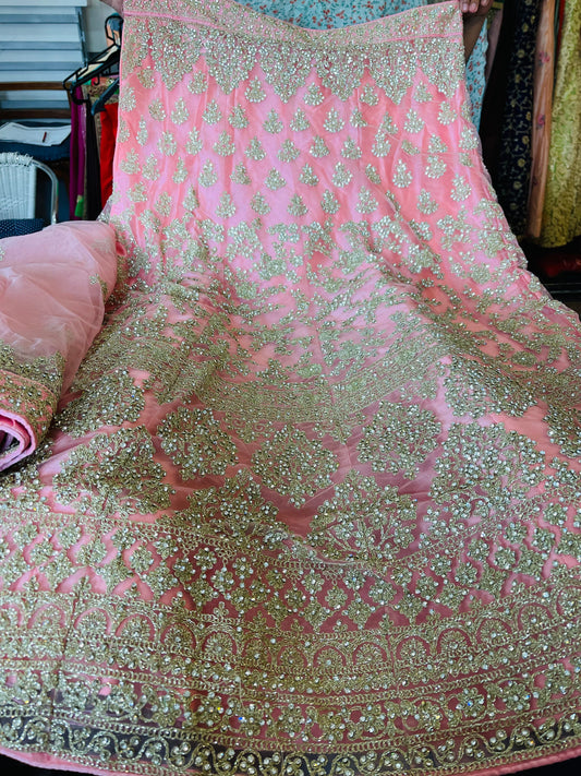 Beautiful designer heavily embroidery lengha choli