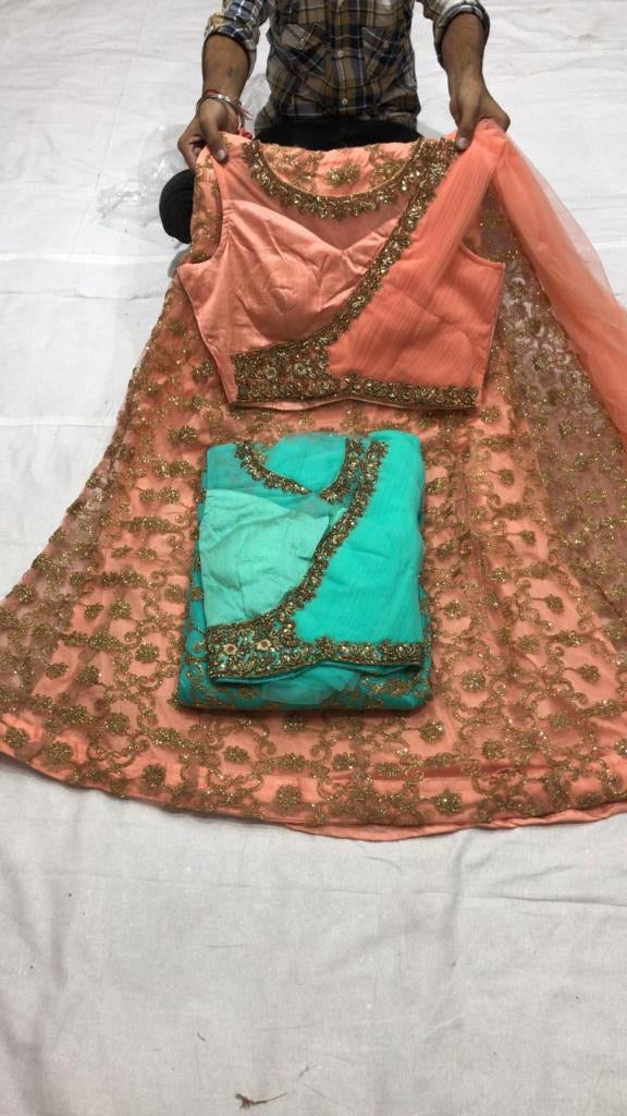 Beautiful designer lengha choli suit