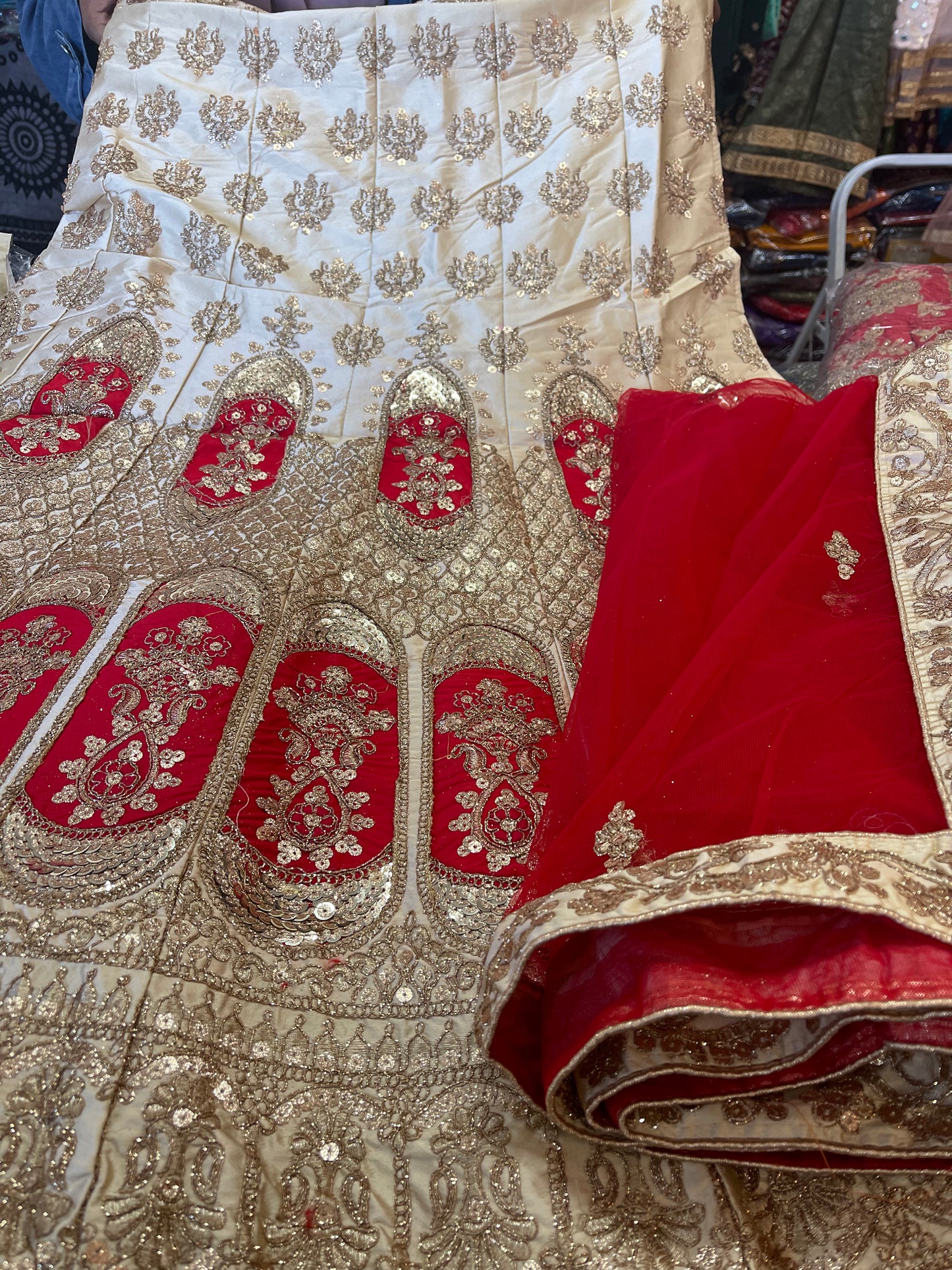 Beautiful designer silk lengha choli