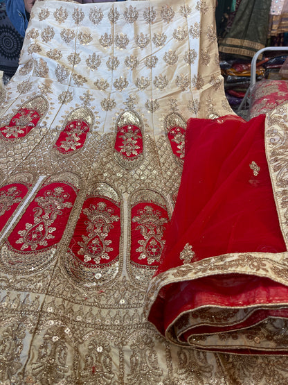 Beautiful designer silk lengha choli