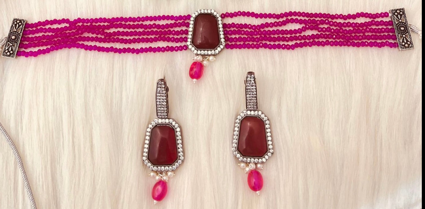 Beautiful designer choker set