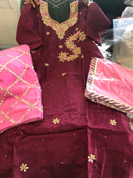 Beautiful designer Punjabi patiala suit