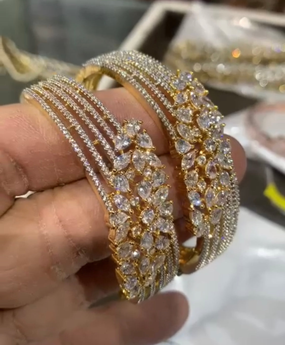 Unique Design American Diamond Bracelet for girls - Dazzle Accessories