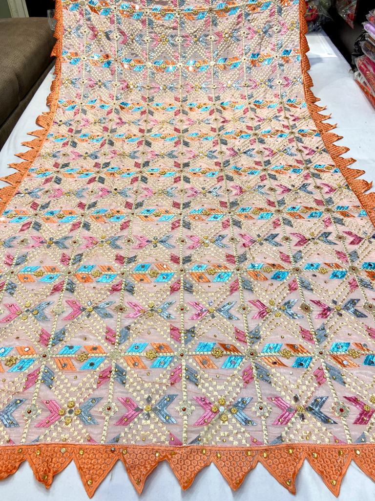 Beautiful designer phulkari duppatta