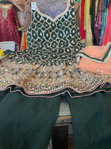 Beautiful designer dhoti salwar suit
