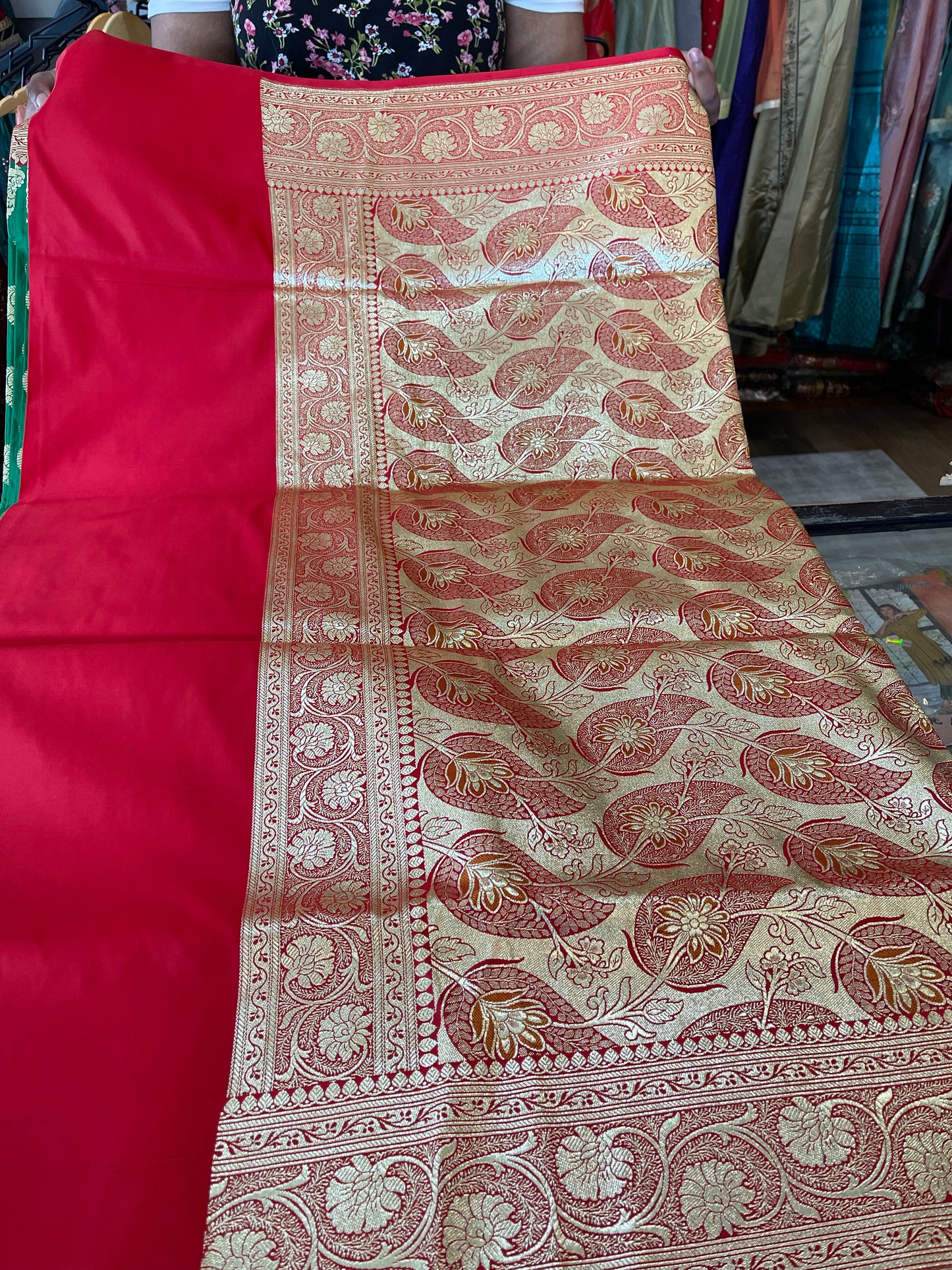 Beautiful designer pure silk saree