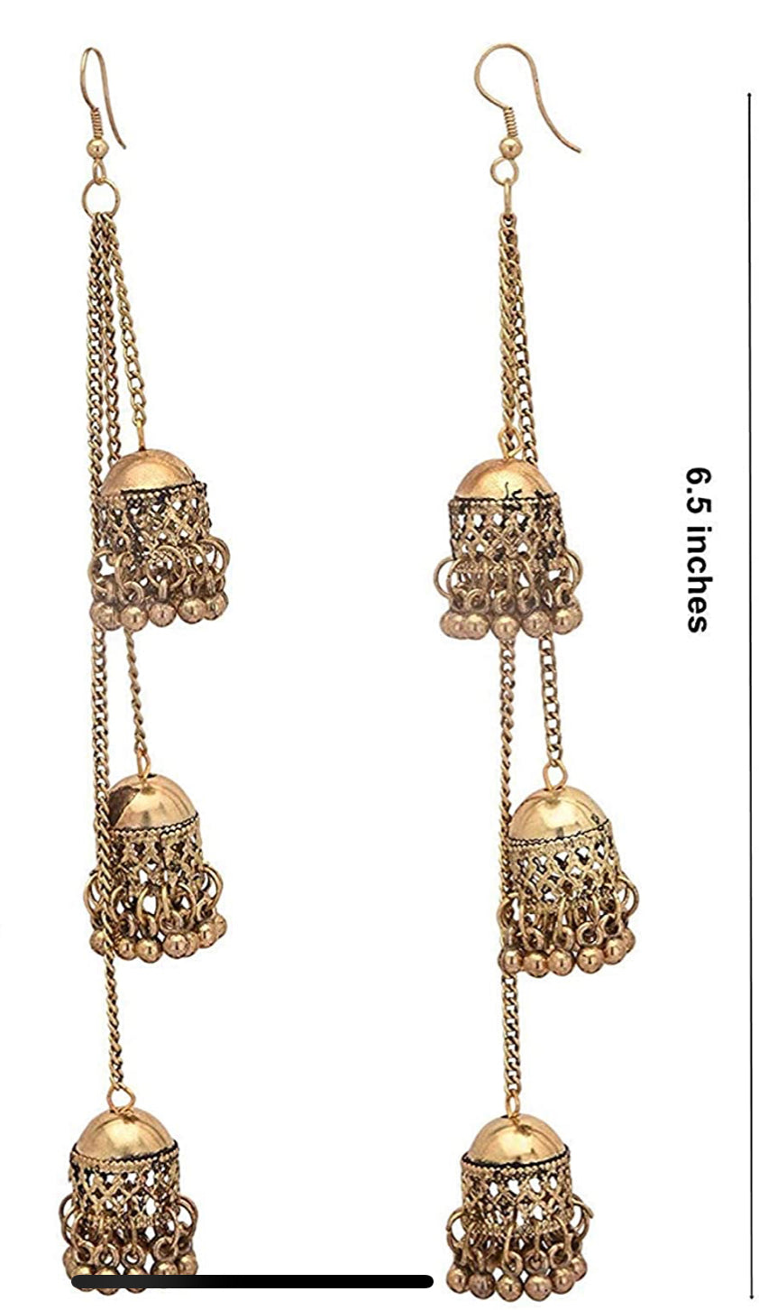 Beautiful designer oxidised earrings