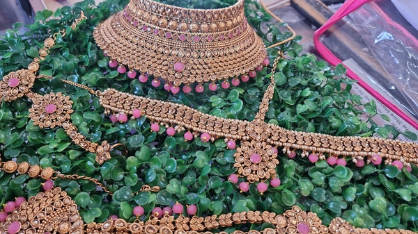 Beautiful designer full bridal necklace set