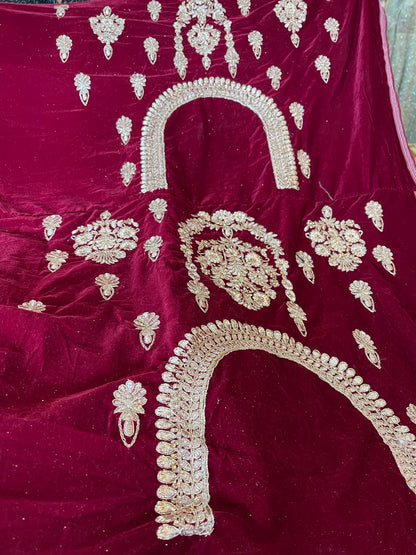 Beautiful designer heavily embroidery lengha choli